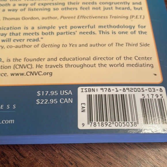 Nonviolent Communication A Language of Life book - Picture 7 of 8